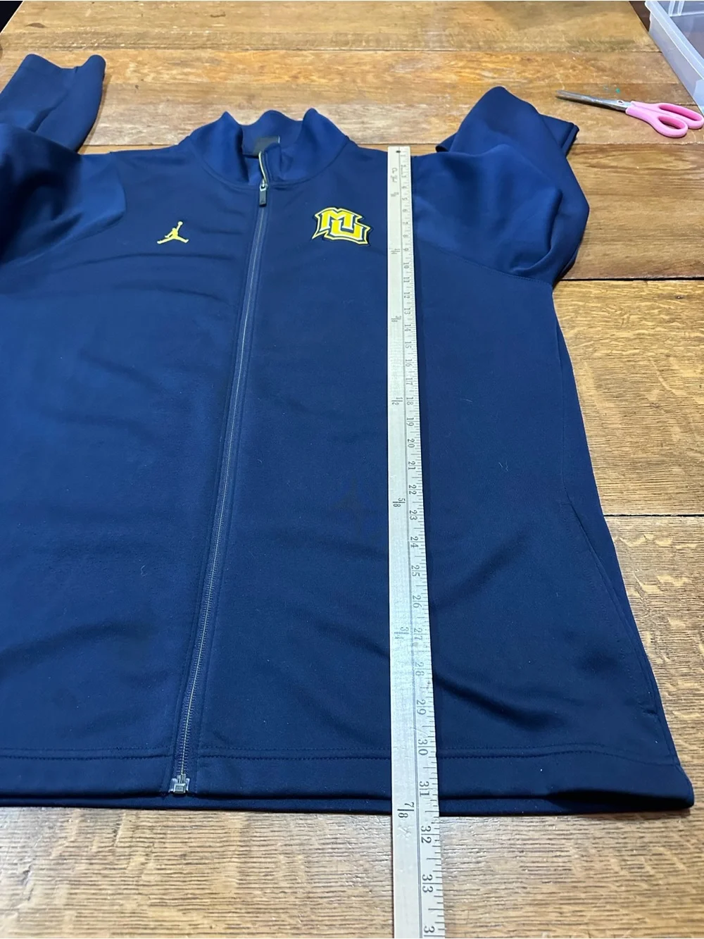 Jordan Marquette university‎ NCAA full zip mens warm up jacket sz XXL